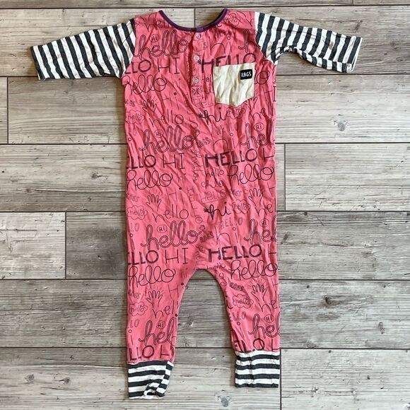 Rags | Hello Long Sleeve Romper | Size: 3/4 - Picture 1 of 6